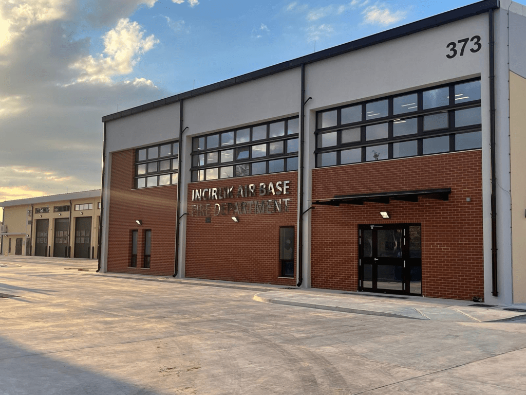 Fire Crash Rescue Station incirlik üssü yeni itfaiye binası